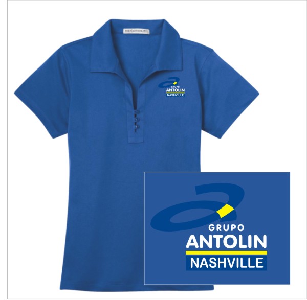 04 L527 Port Auhority Ladies Tech Pique Polo with Left Chest Embroidery