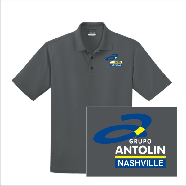 05 363807 Mens NikeDri Fit Athletic Polo with Left Chest Embroidery