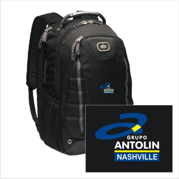 05 417054 OGIO Pursuit Back Pack (Black) with Embroidery