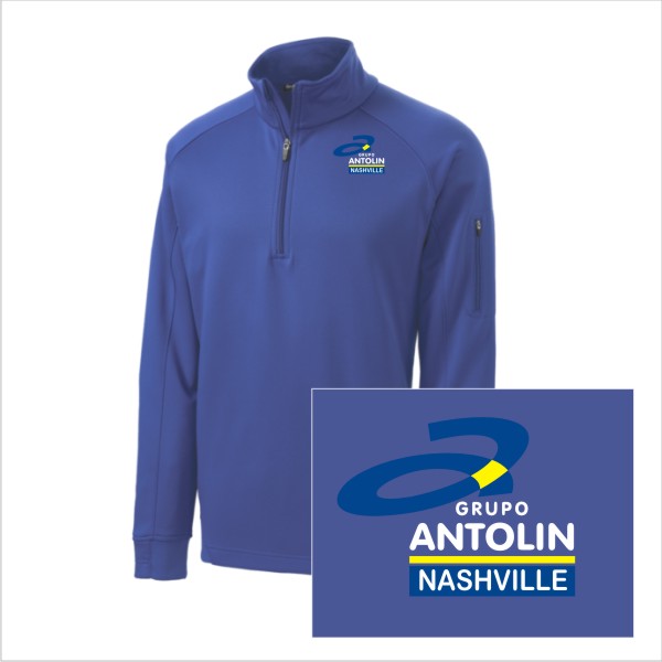 07 F247 Sport Tek Fleece 1/4 Zip Pullover with Left Chest Embroidery