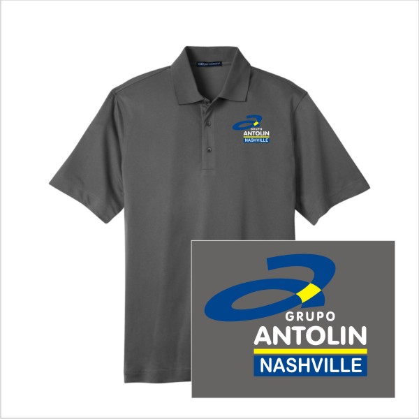 03B TLK527 Port Authority Tall Mens Tech Pique Polo  with Left Chest Embroidery