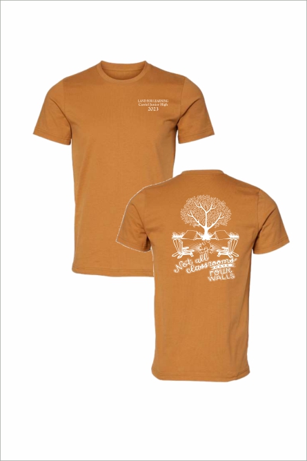 03 Bella Canvas 3001 Adult Unisex Jersey Tee with 1 color Left Chest and Back Print