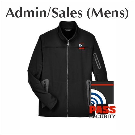 04 88138 North End Mens Three Layer Fleece Bonded Soft Shell Technical Jacket with Left Chest Embroidery