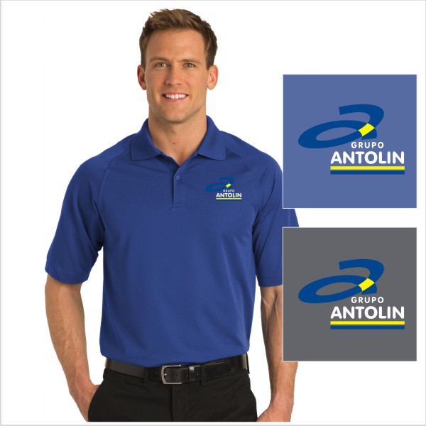 24 K525 Port Authority Dry Zone Ottoman Polo with Left Chest Embroidery