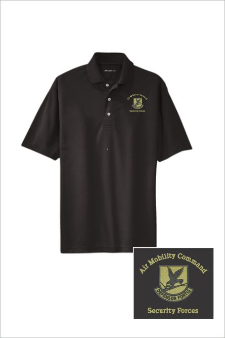 03 Sportek K469 Short Sleeve Wicking Polo with Left Chest Embroidery