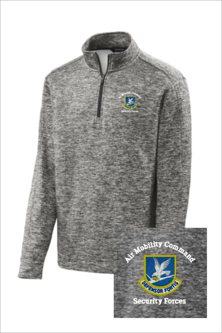 12 Sport Tek ST226 Posi Charge Electric Heather Fleece 1/4 Zip with Left Chest Embroidery