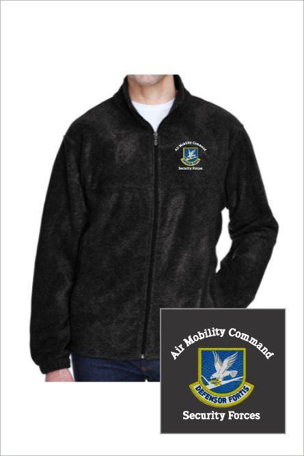 15 Harrington M990 Full Zip Fleece Jacket with Left Chest Embroidery
