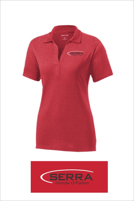 07 LST 660 Sport Tek Ladies Heather Contender Polo with Left Chest Embroidery