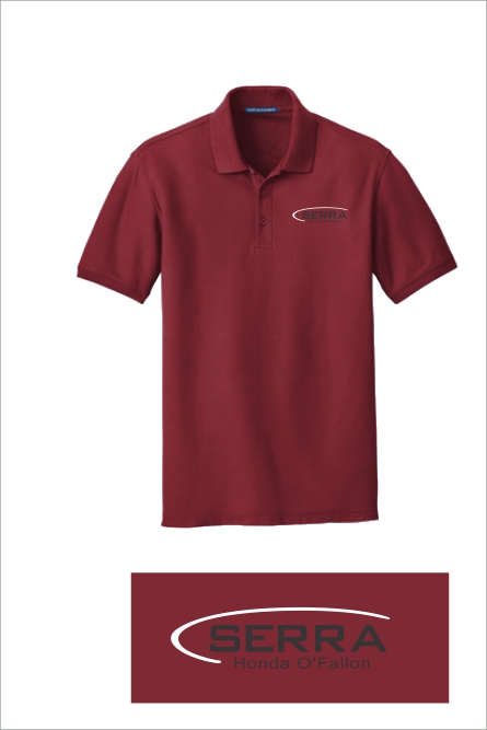 17 K100 Port Authority Mens Core Classic Pique Polo with Left Chest Embroidery
