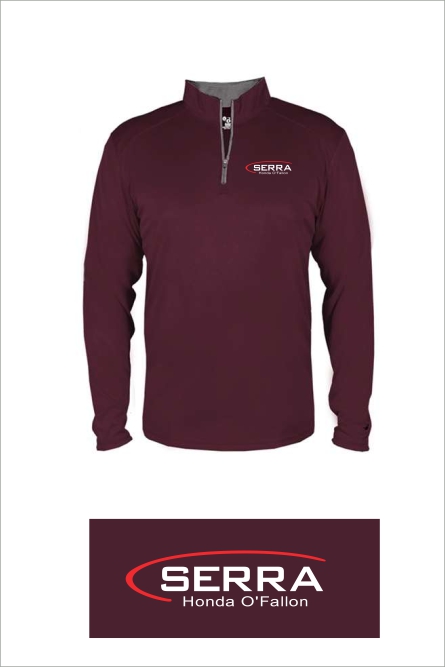 27 4102 Badger Mens B Core 1/4 Zip Pullover with Left Chest Embroidery