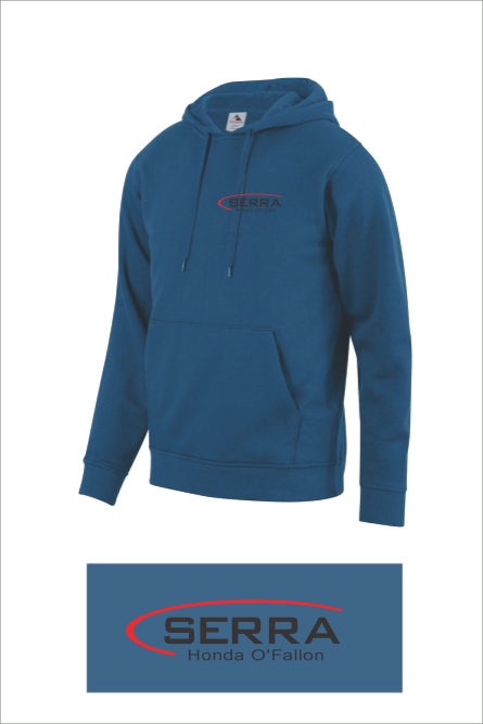 31 5414 Augusta Mens 60/40 Fleece Hoodie with Left Chest Embroidery