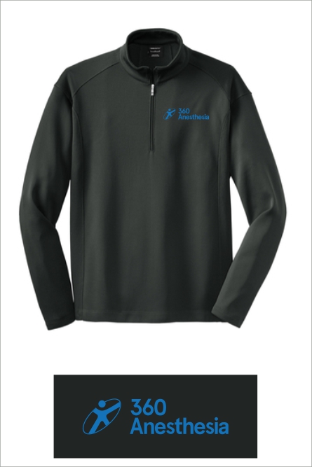 07 400099 Mens Nike Sport Coverup with Left Chest Embroidery