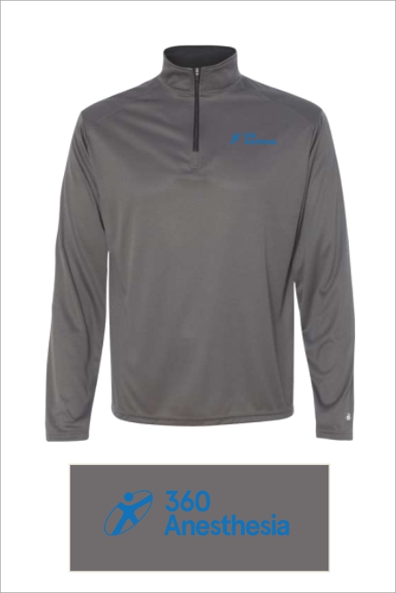 08 4102 Badger Mens B Core 1/4 Zip Pullover with Left Chest Embroidery