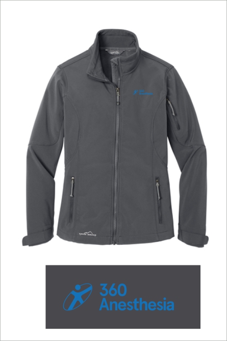 12 EB531 Eddie Bauer Womens Softshell Jacket with Left Chest Embroidery