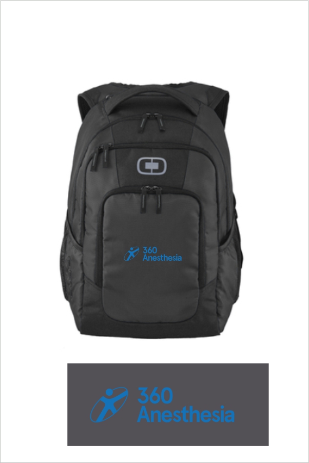 23 411092 OGIO Logan Pack Deisel Grey with Embroidery