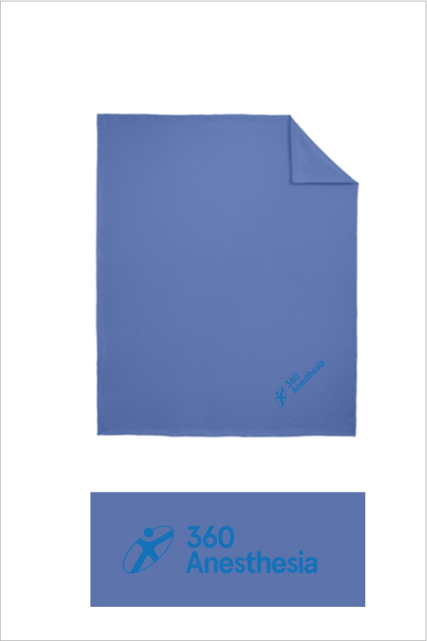 24 BP78 Port Auth Core Fleece Sweatshirt Blanket with Embroidery