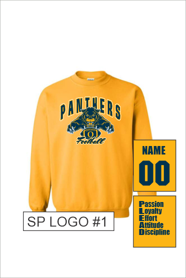 07 Gildan G18000 Adult Blend Crewneck Sweatshirt with Front Print