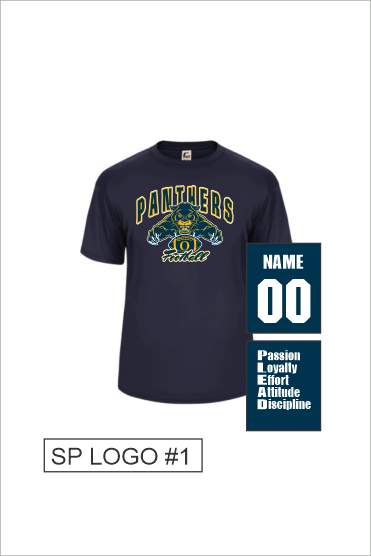 12 Badger C2 5100 SS Adult Wicking Tee with Front Print