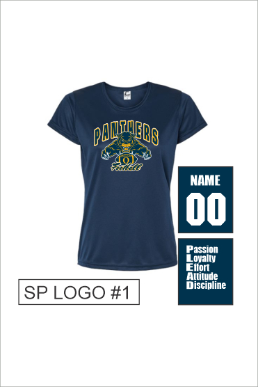 13 Badger C2 5600 SS Womens Wicking Tee with Front Print