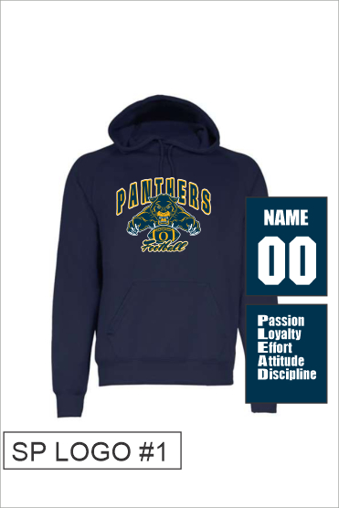 22 Badger 1460 Womens Performance Fleece Hood with Front Print