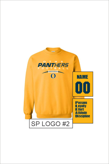 33 Gildan G18000 Adult Blend Crewneck Sweatshirt with Front Print