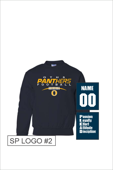 34 Gildan G18000b Youth Blend Crewneck Sweatshirt with Front Print