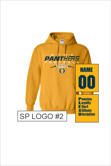 35 Gildan G185 50/50 Hoodie  with Front Print