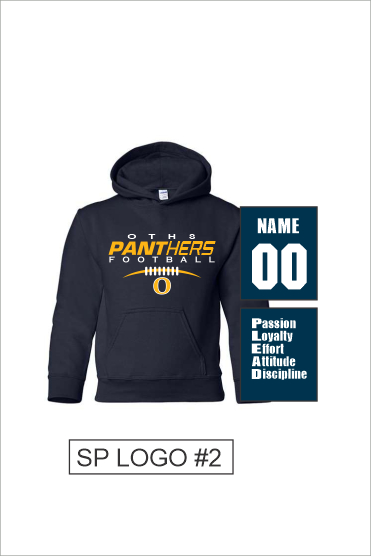 36 Gildan G185B Youth 50/50 Hoodie with Front Print