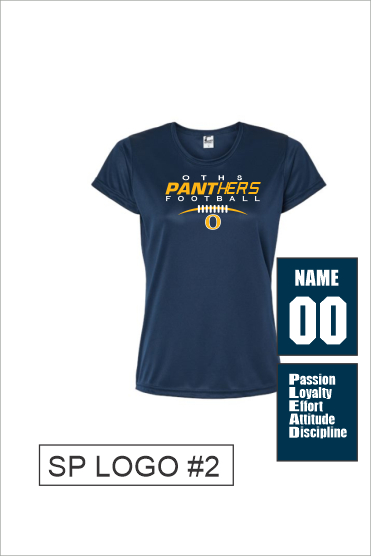 39 Badger C2 5600 SS Womens Wicking Tee with Front Print