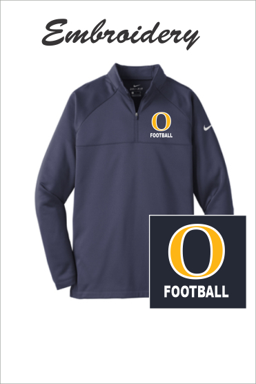 67 NKAH6254 Nike Therma-FIT 1/2-Zip Fleece w Left Chest Embroidery