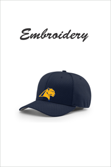 75 Richardson 495 Pro Mesh R Flex Navy with 3D Raised Embroidery