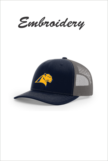 76 Richardson 112 Trucker Hat with 3D Raised Embroidery