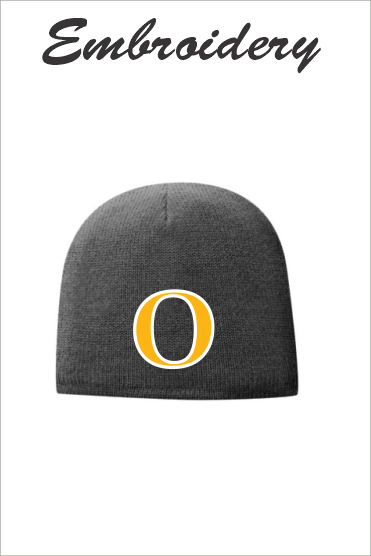 78 Port & Co CP91L Fleece-Lined Beanie Cap w Flat Embroidery