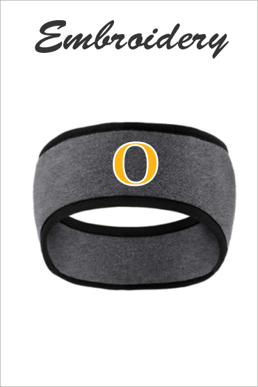 79 Port Authority C916 Two-Color Fleece Headband w Flat Embroidery