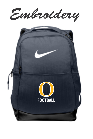 82 Nike Brasilia Navy NKDH7709 Medium Backpack w Flat Embroidery