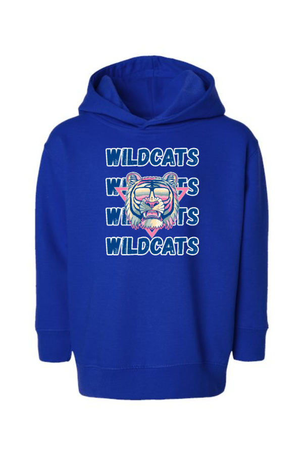 76b Rabbit Skins 3326 Toddler Pullover Fleece Hoodie with Logo 2 Front Print