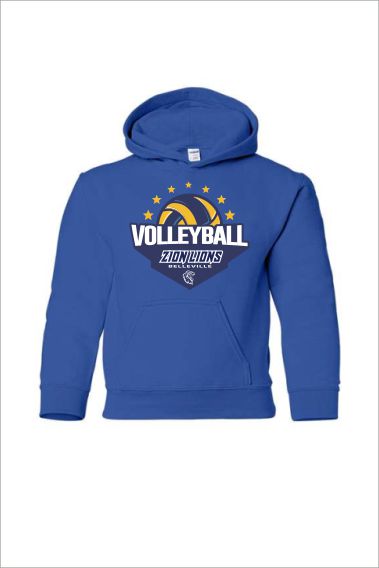 15 Gildan G185B Youth 50/50 Hoodie with Front Print