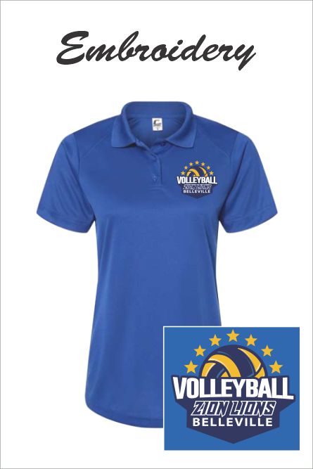 20 Badger 5902 Womens C2 Utility Polo with Left Chest Embroidery