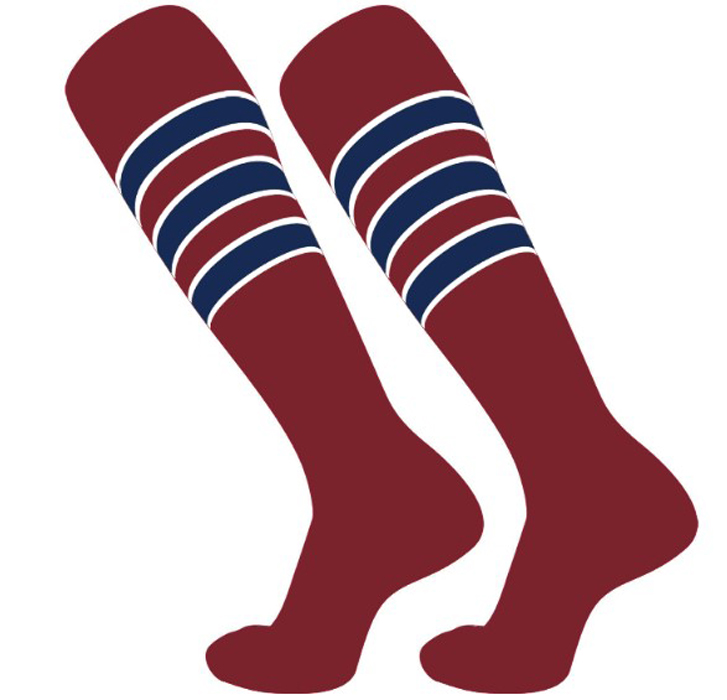 Red Three Stripe Socks (LTD)