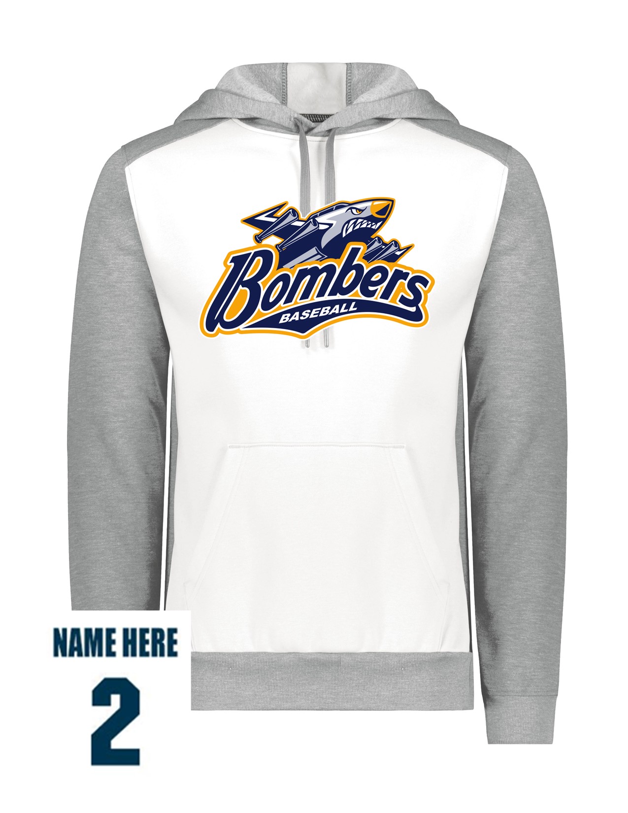 81a Augusta 6867 Ladies Three Season Fleece Pullover with Bombers Plane Logo