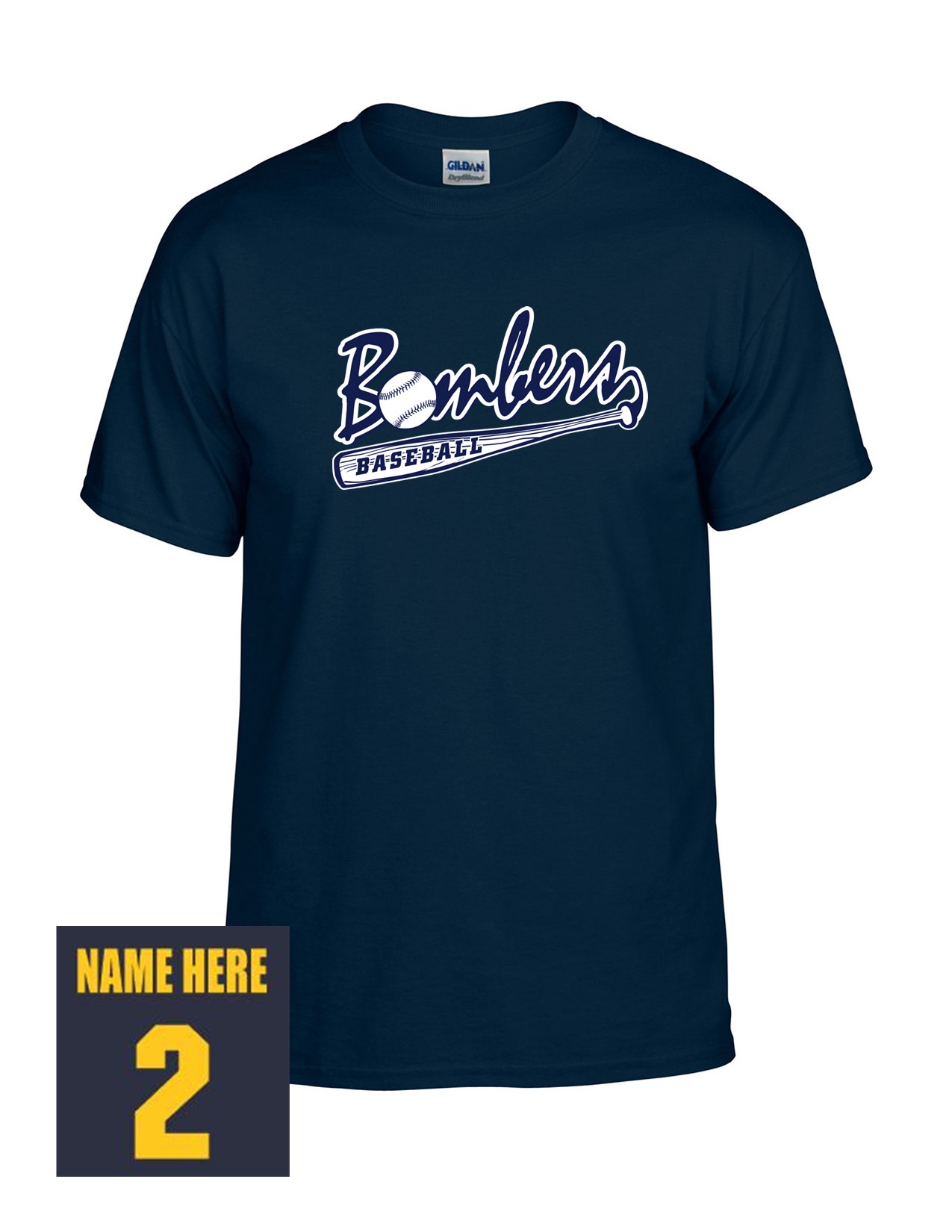 01c Gildan G800 ADULT Dry Blend 50/50 Short Sleeve Shirt with Logo 3 Front Print