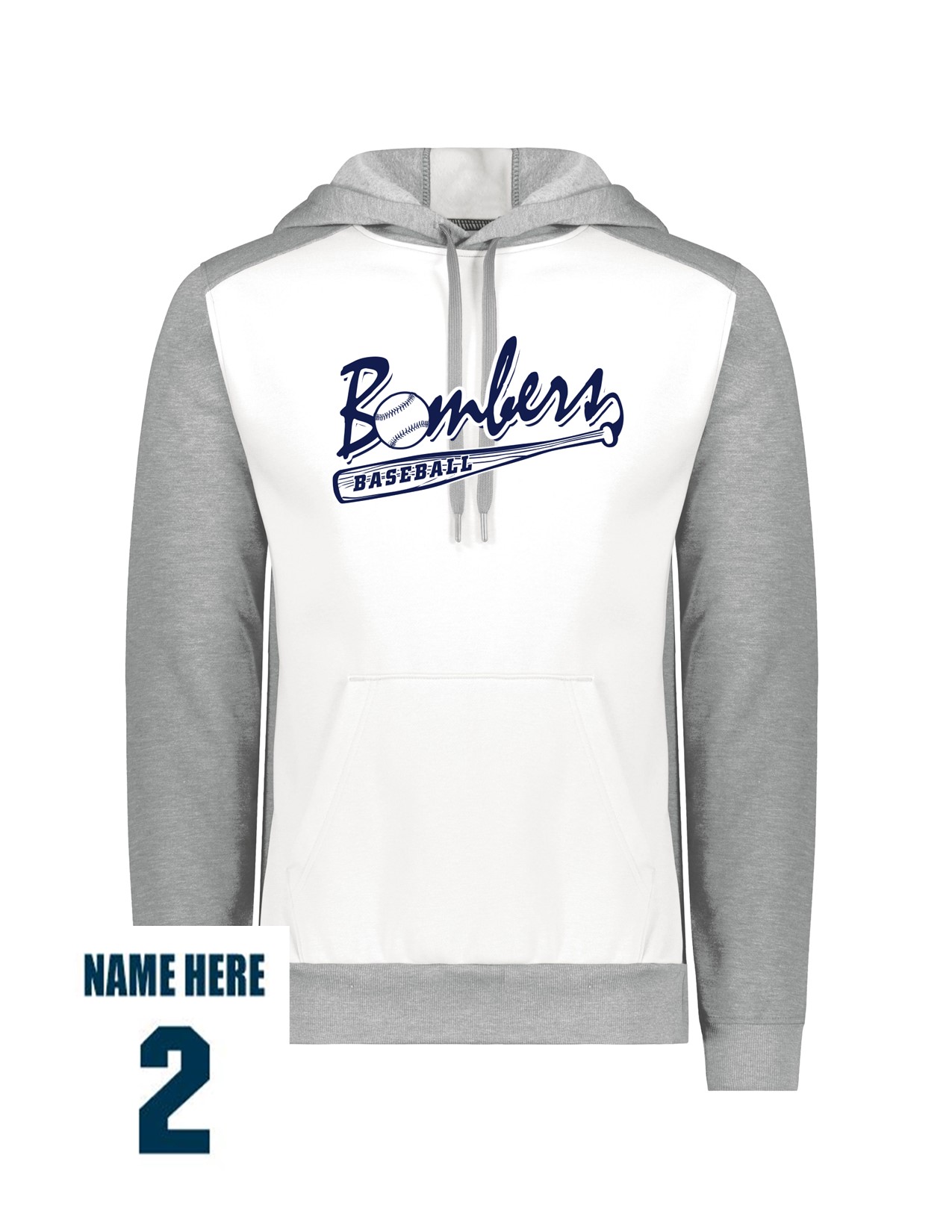 79c Augusta 6865 Adult Three Season Fleece Pullover with Logo 3 Front Print