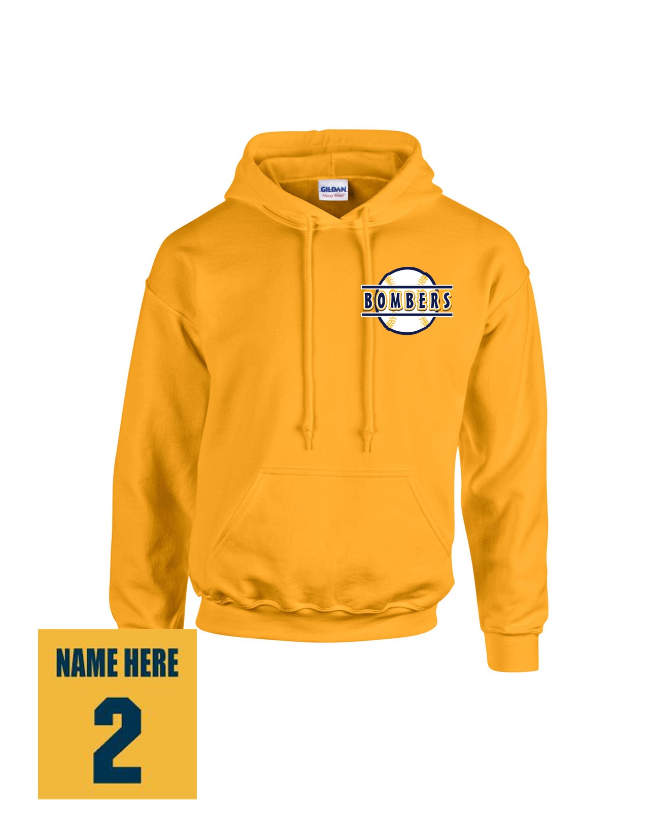 74d Gildan G185B Youth Heavy Blend 50/50 Hooded Sweatshirt with Logo 4 LC Print