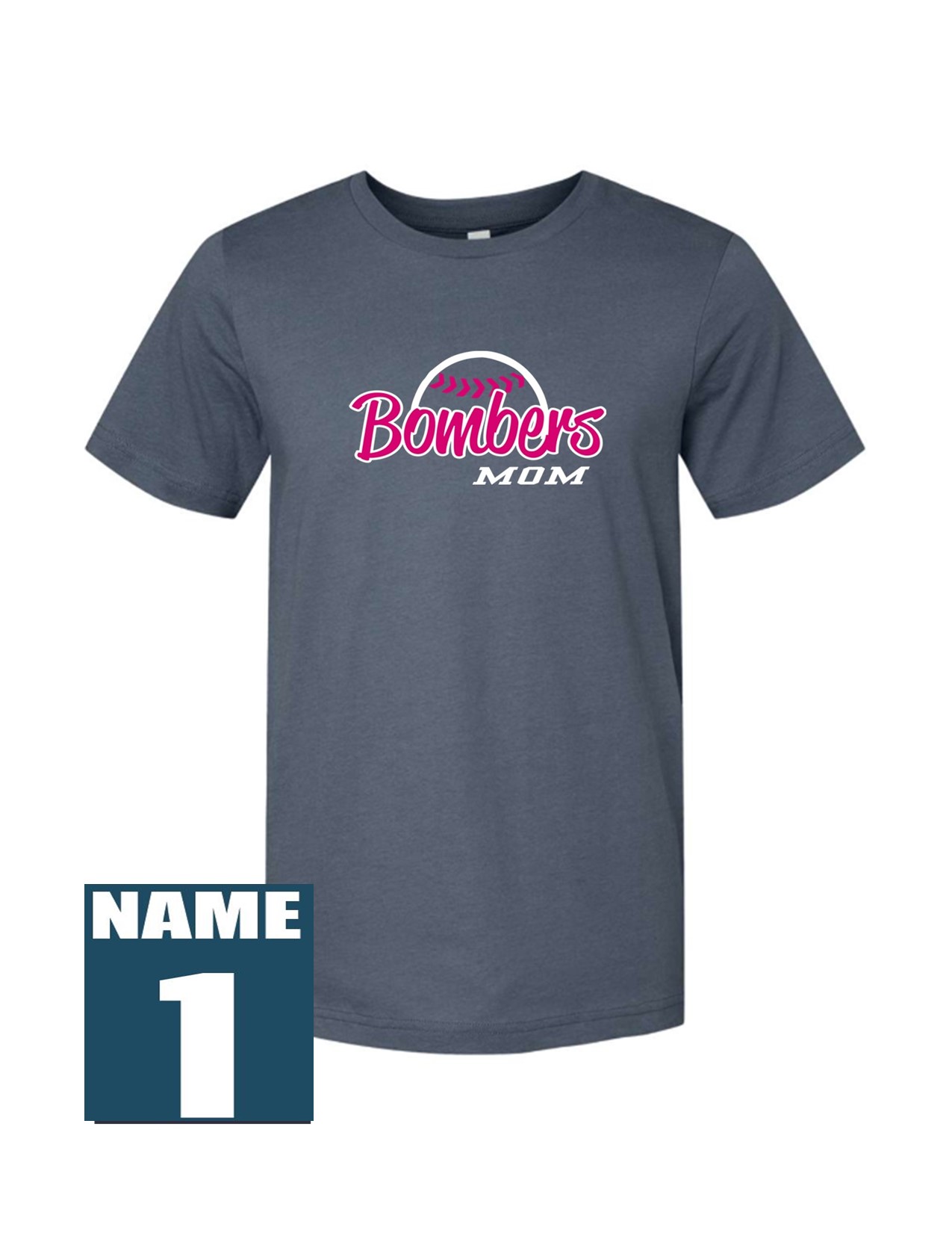 14e Bella Canvas 6004 Ladies Favorite T-Shirt with Ladies Bomber Front Print