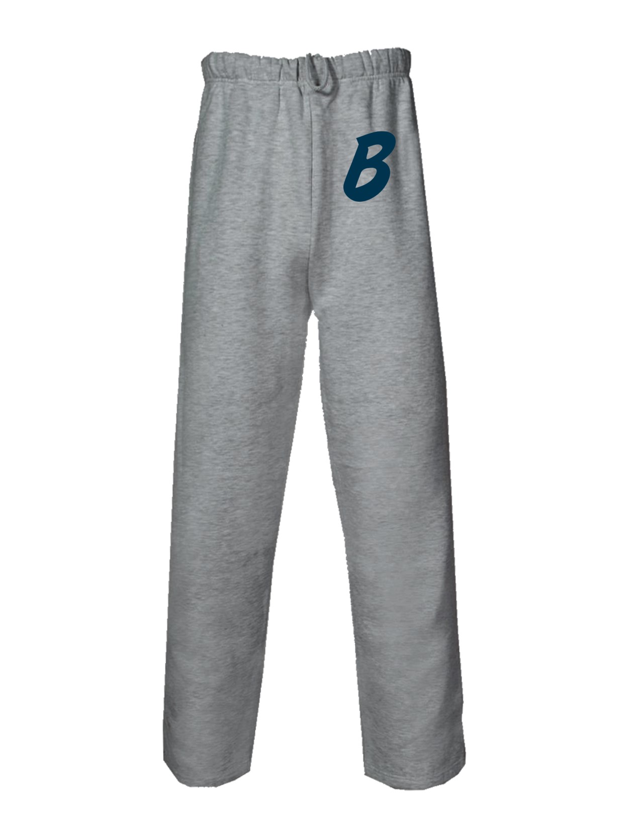 90 Badger 2277 Youth Fleece Open Bottom Pant with Left Hip Print