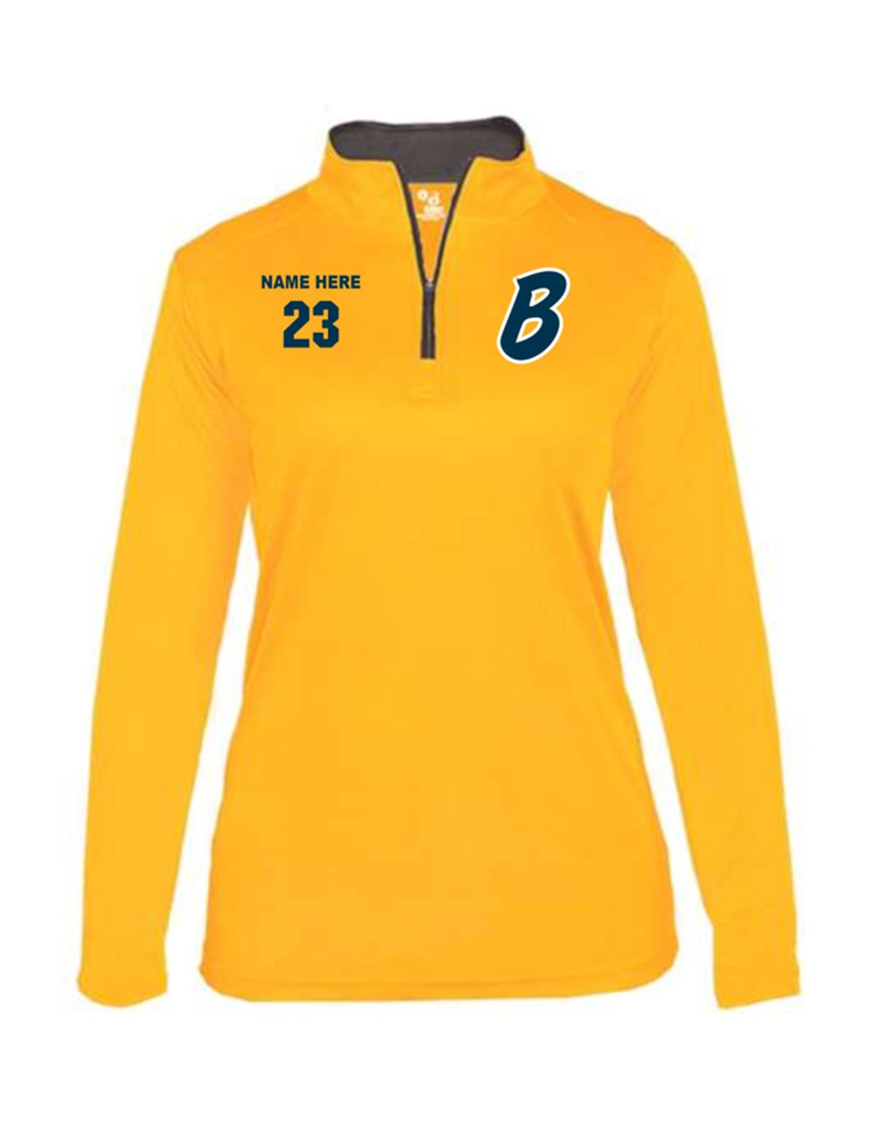 92 Badger 4103 Ladies B-Core 1/4 Zip with Embroidery