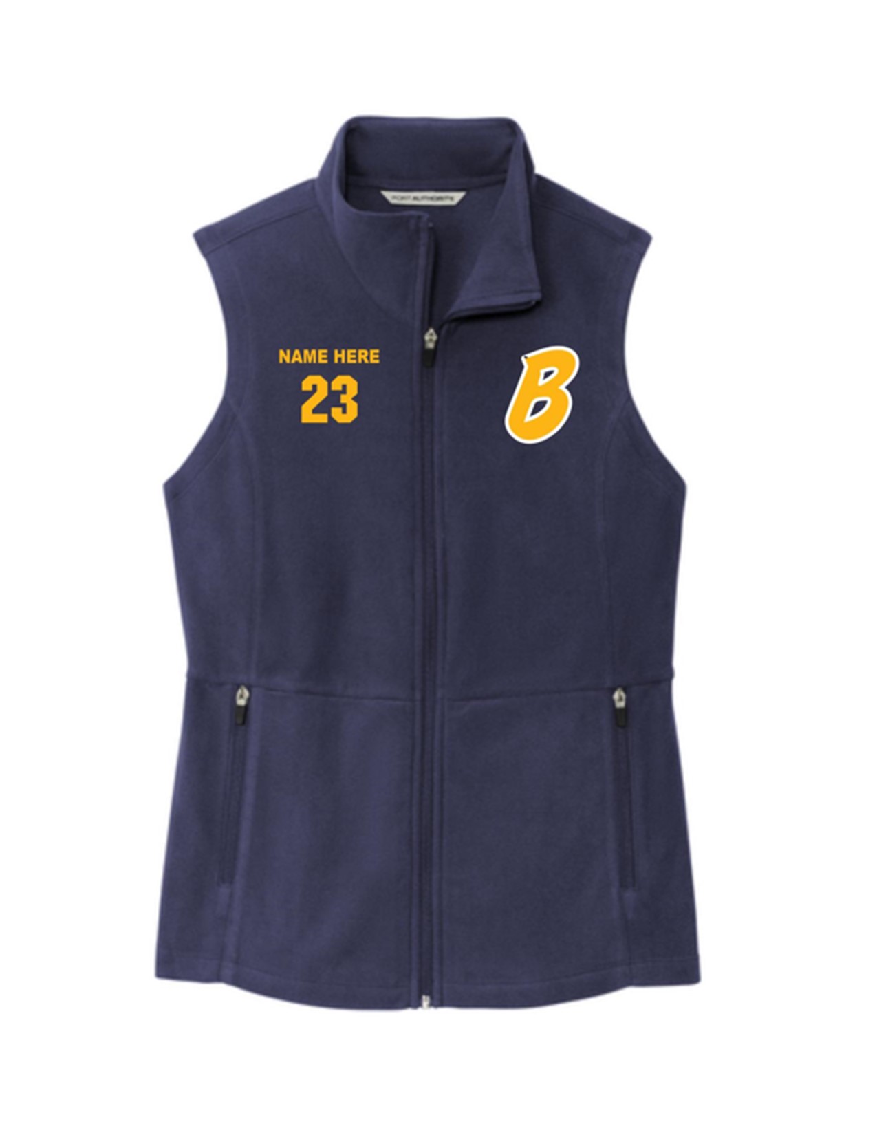 95 Port Authority L152 Ladies Accord Microfleece Vest with Embroidery