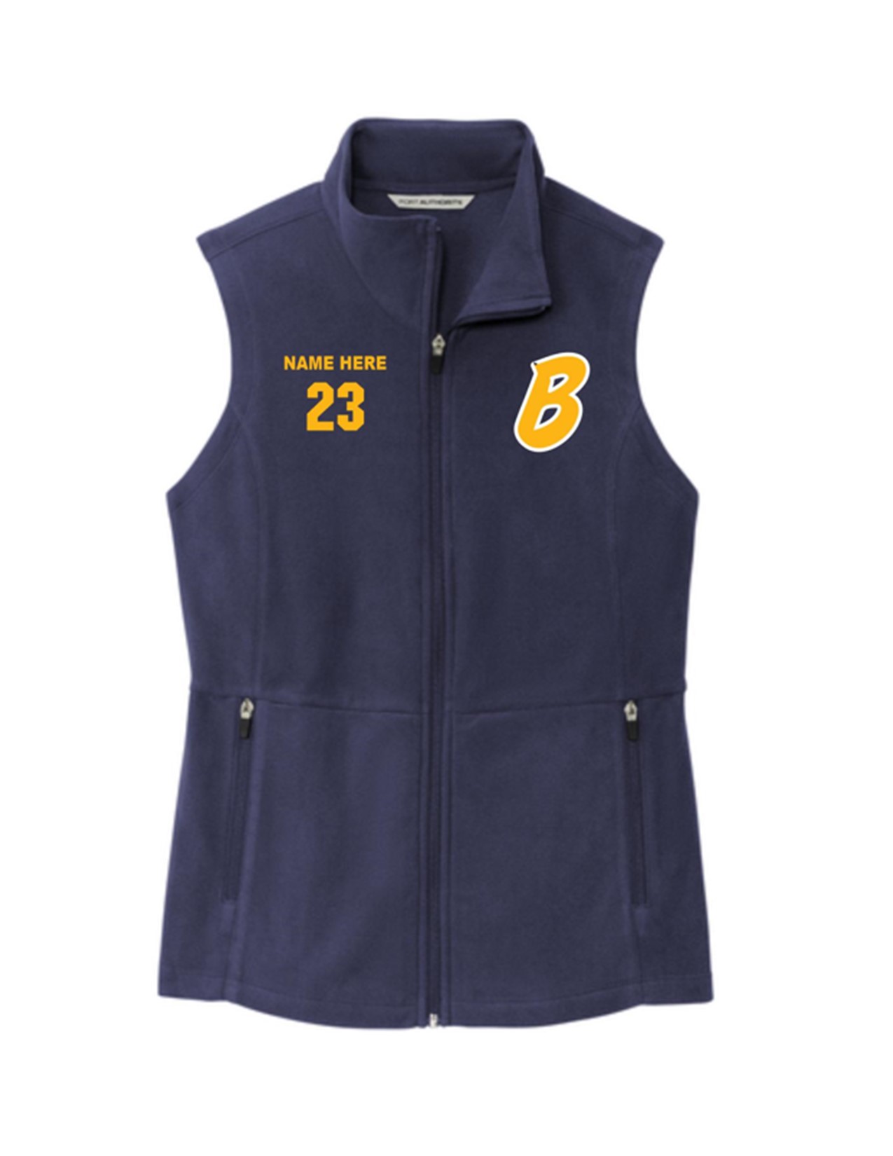 95 Port Authority L152 Ladies Accord Microfleece Vest with Embroidery