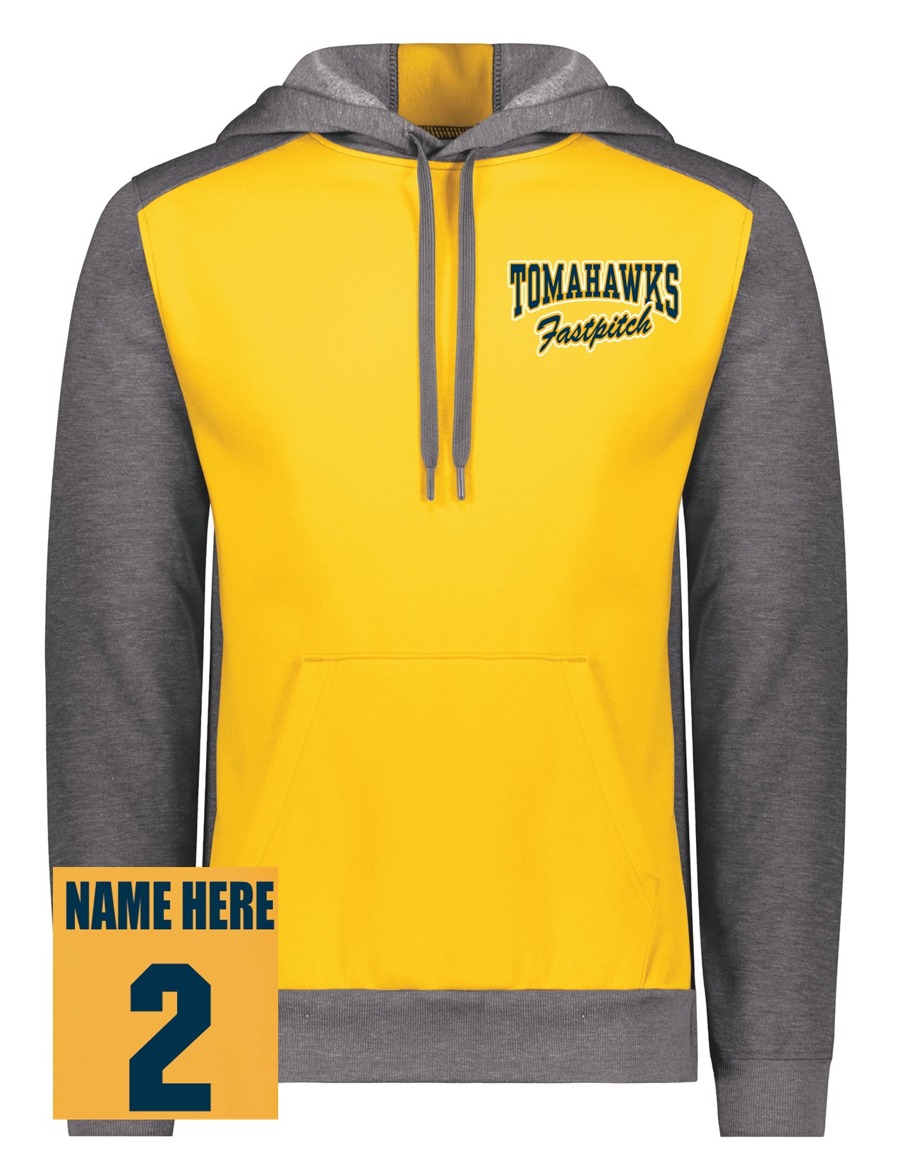 85c Augusta 6865 Adult Three Season Fleece Pullover Hoodie with Left Chest Logo 3