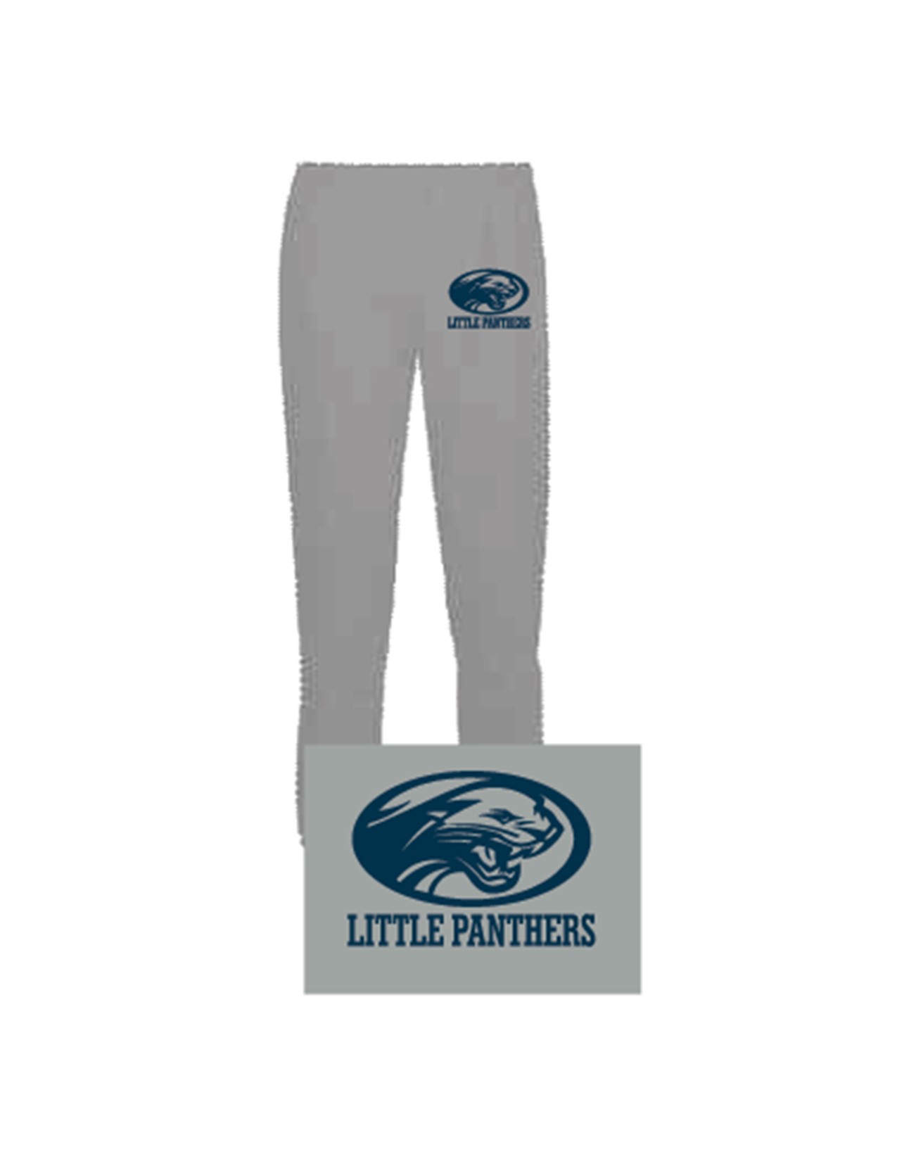 Badger 121600 Athletic Fleece Womens Jogger Pants with Left Hip Print